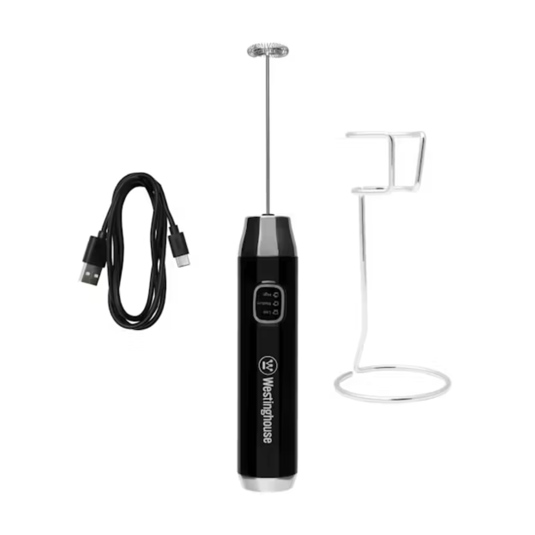 Westinghouse Cordless Milk Frother - Black