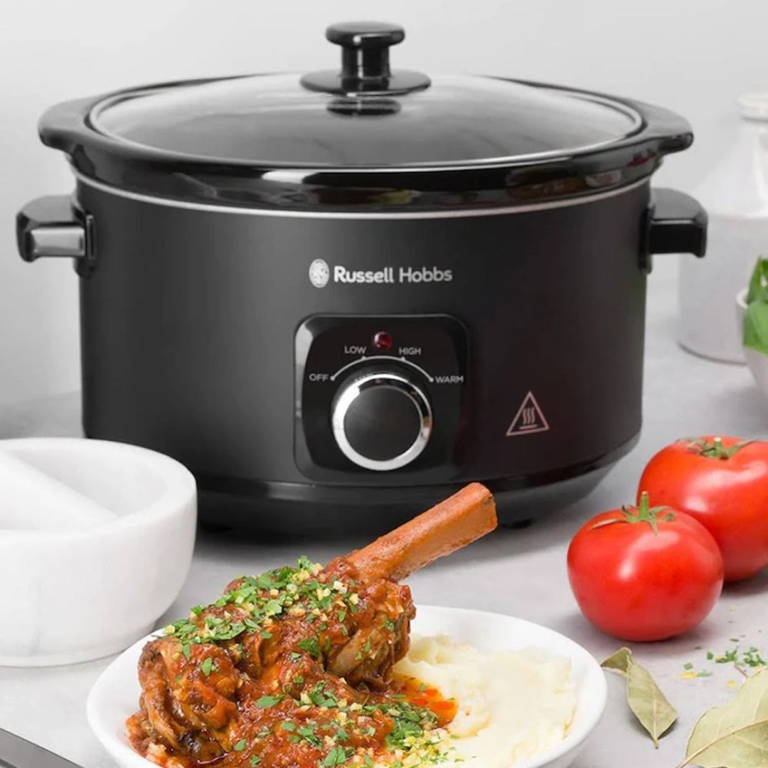 Russell Hobbs 4L Slow Cooker - Matte Black