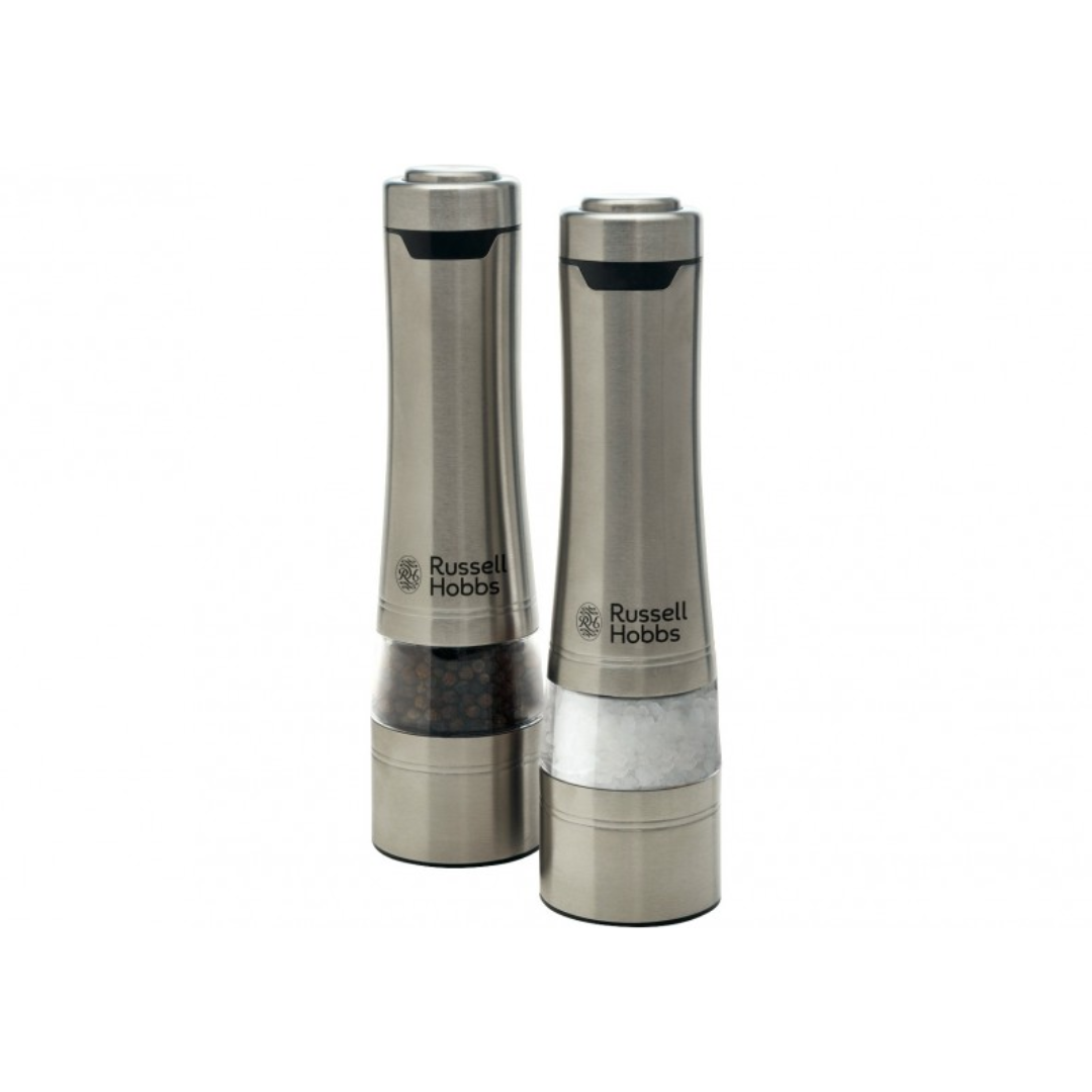Russell Hobbs Salt & Pepper Mills - Brushed Stainless Steel