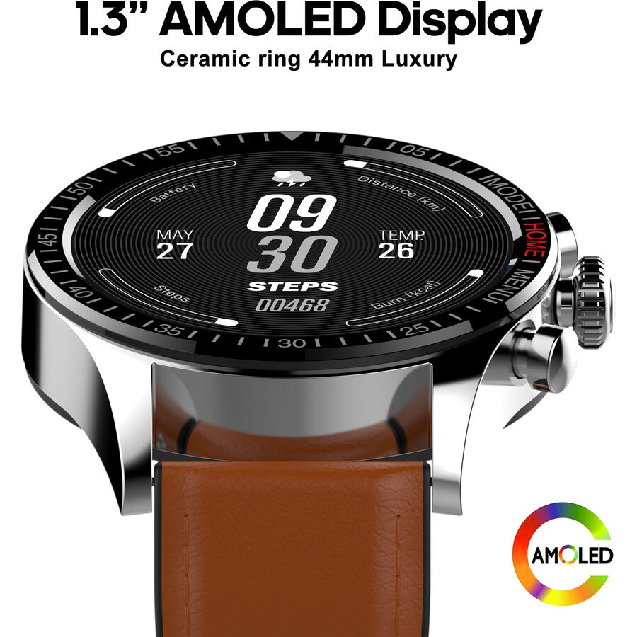 DGTEC Amoled Smart Watch Brown