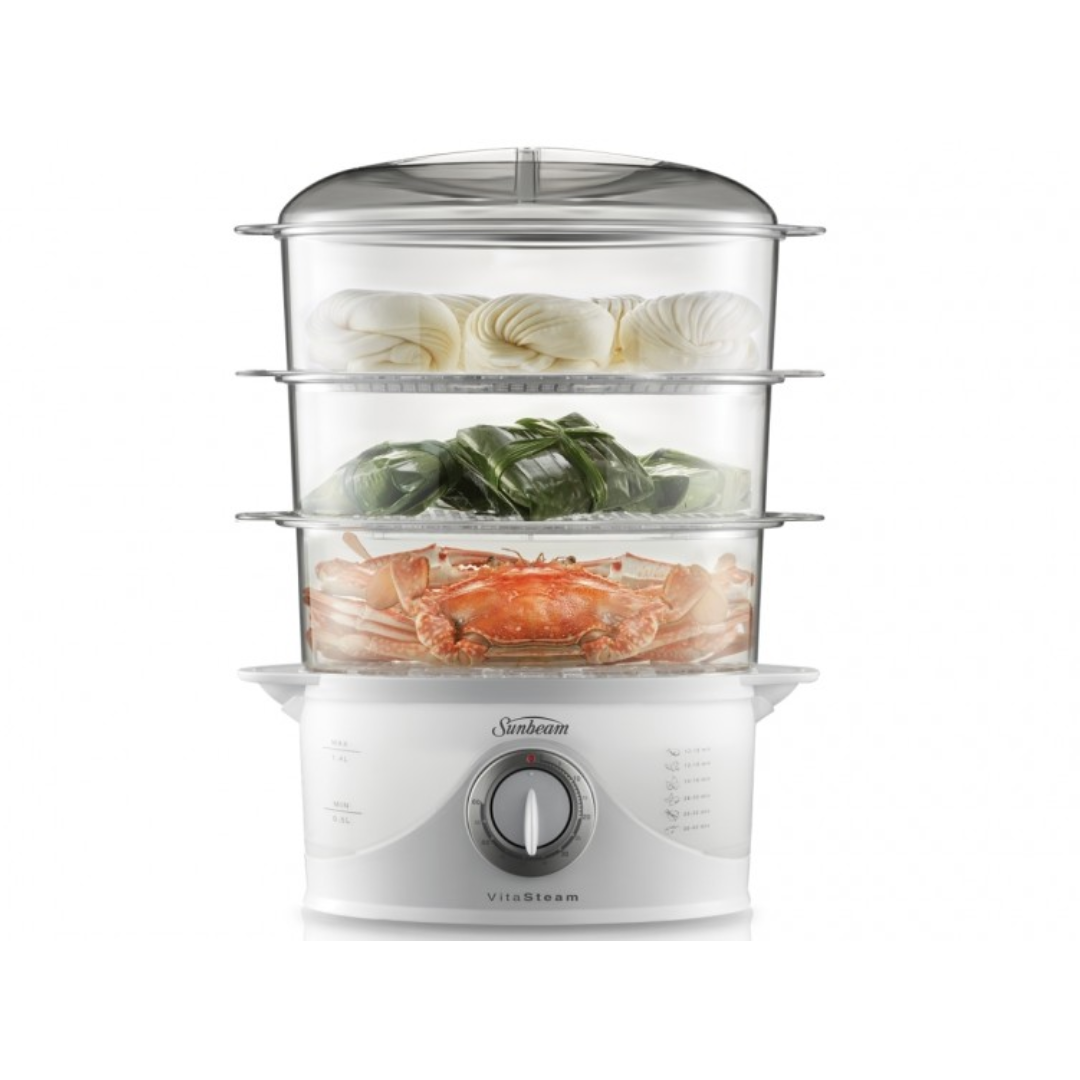 Sunbeam VitaSteam Deluxe 3 Tier Food Steamer