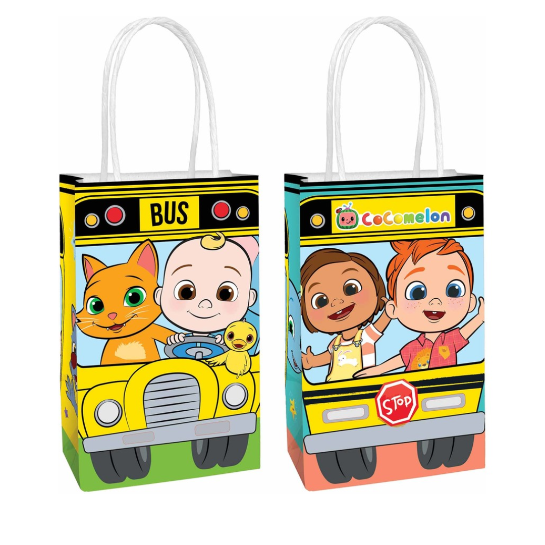 Cocomelon Paper Kraft Bag 8 Pack