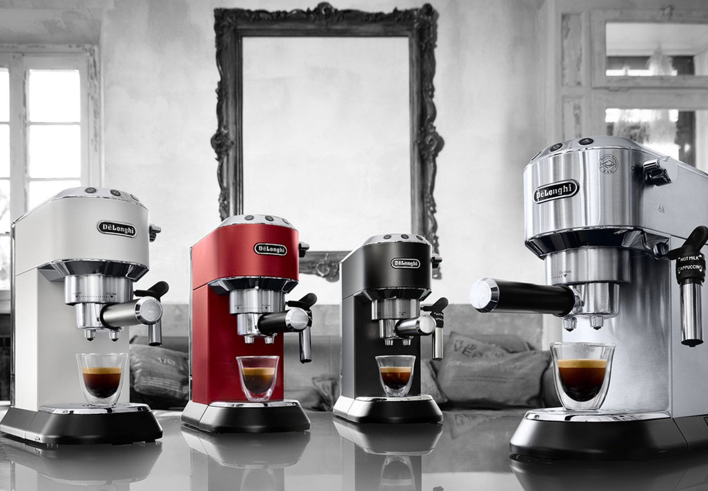 DeLonghi Dedica Pump Espresso Maker - Black