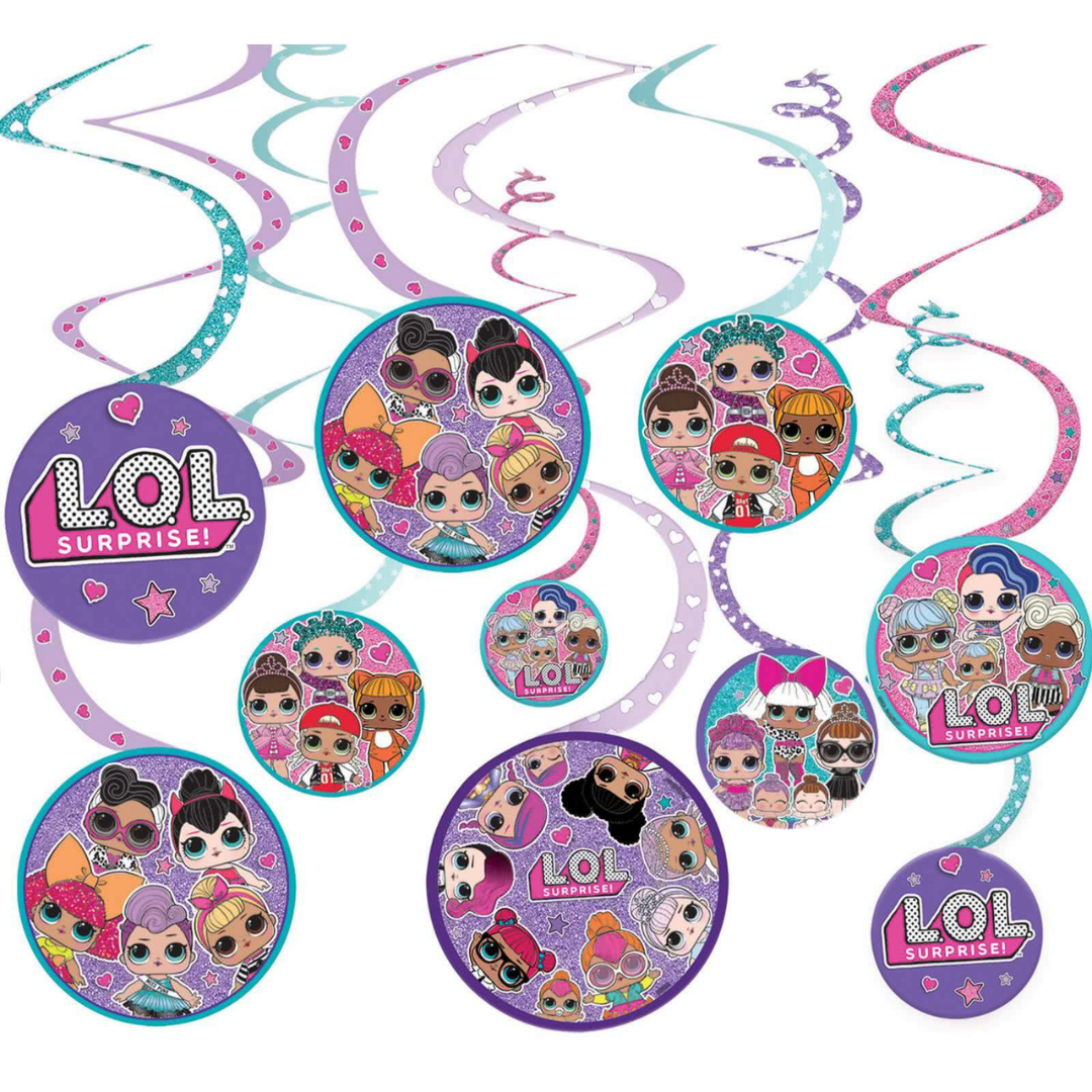 LOL Surprise Spiral Decoration Value Pack 12 Pack