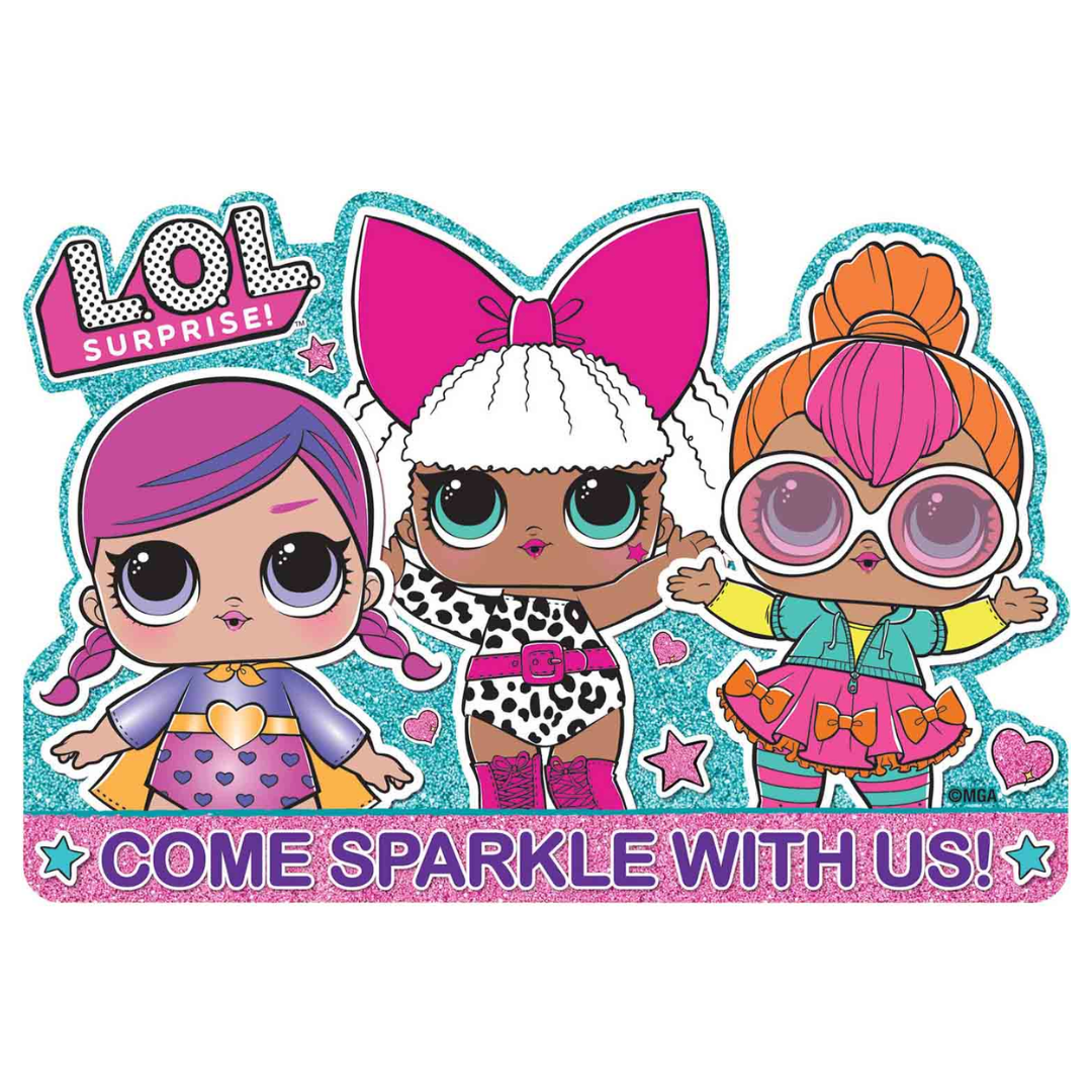 LOL Surprise Postcard Invitations 8 Pack