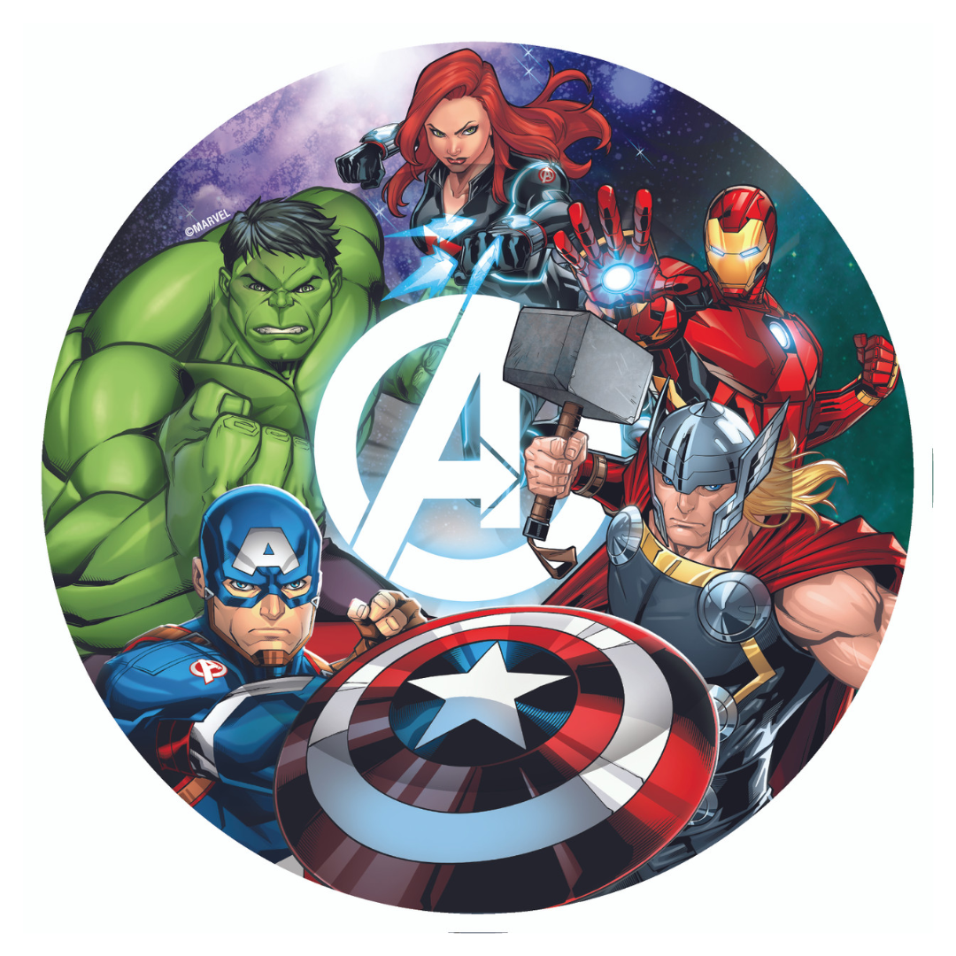 Avengers Paper Plates 23CM 8pk