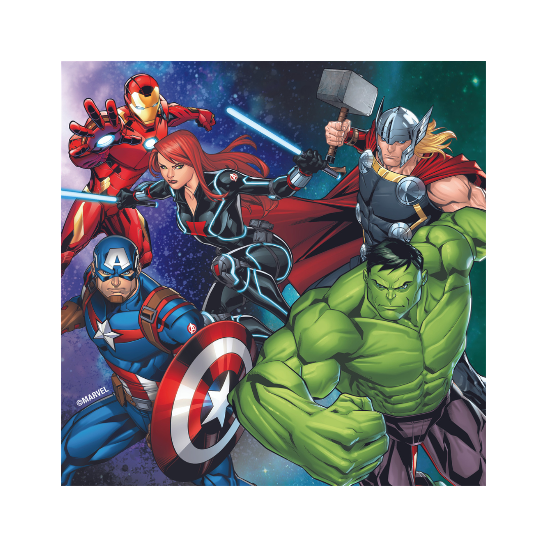 Marvel Avengers Lunch Napkins 20 Pack