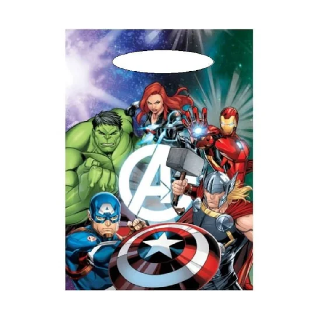 Avengers Party Bags 8pk Loot Treat Bags
