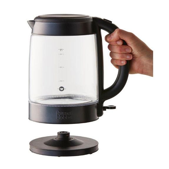 Russell Hobbs Brooklyn Glass Kettle - Black