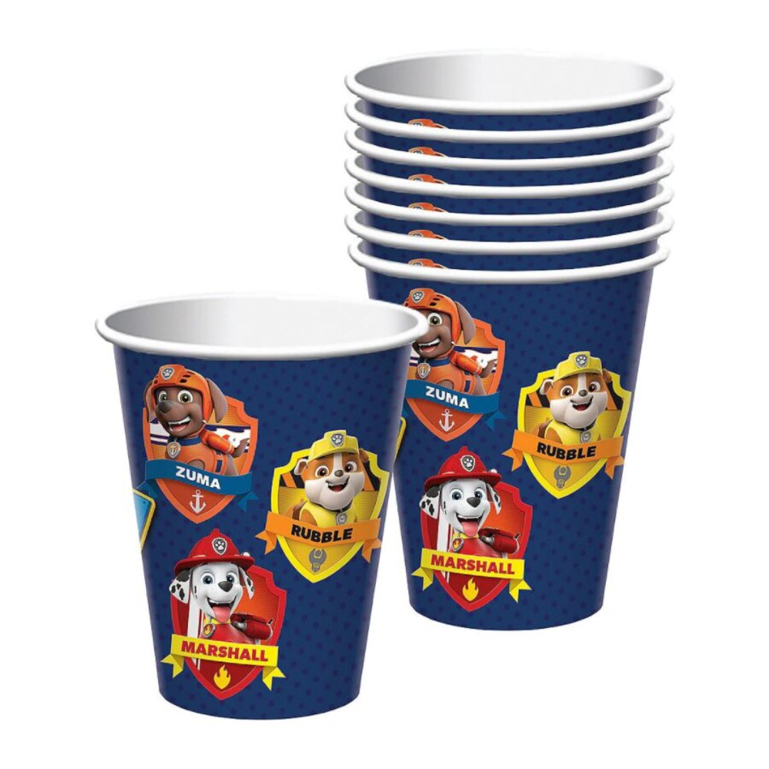 Paw Patrol Adventures Paper Cups 8 Pack