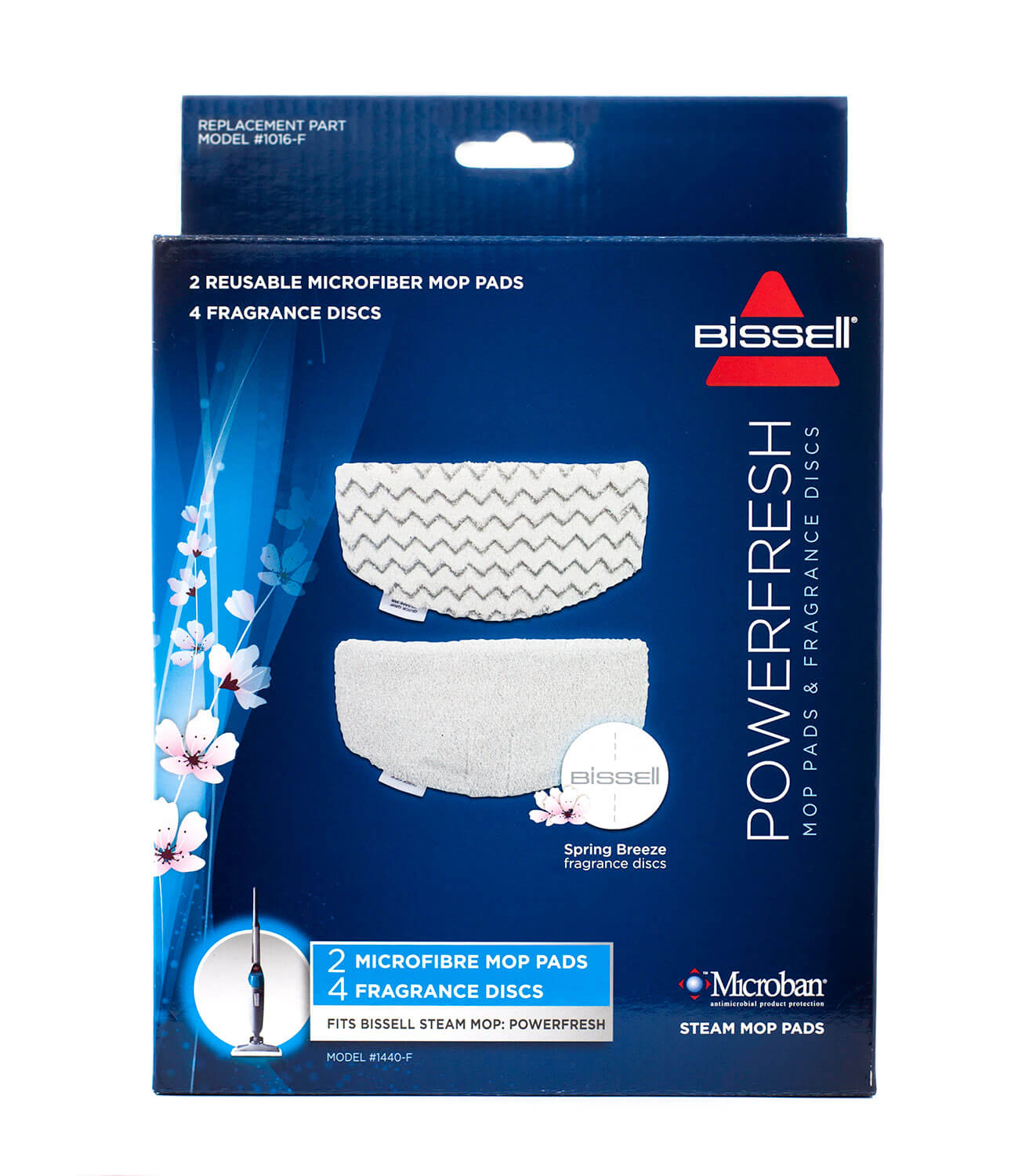Bissell Powerfresh Replacement 2 Pads 4 Discs