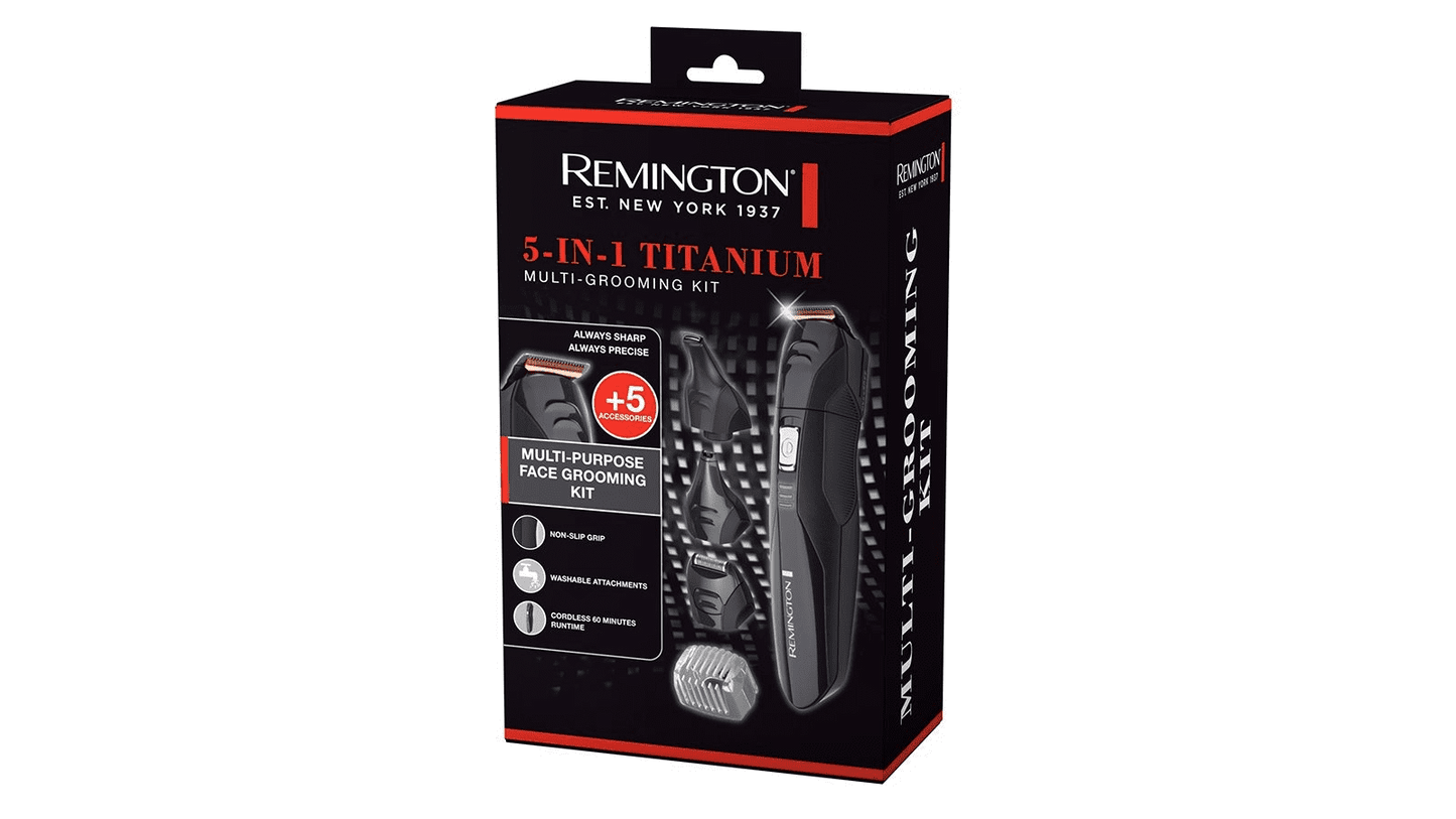 Remington 5-in-1 Titanium Multi-Grooming Kit