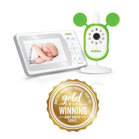 Uniden Wireless Baby Monitor with 4.3" Colour Monitor BW4301