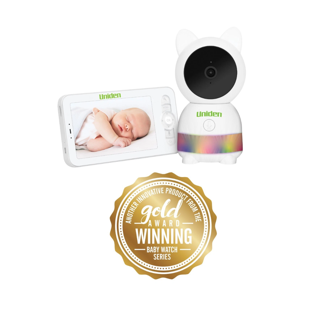 UNIDEN 2K Super HD Smart Baby Monitor with 5" Screen and Smartphone Access BW6181R