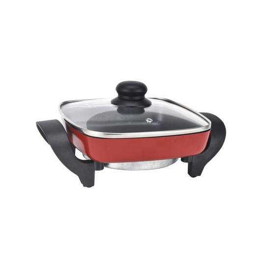 Maxim 20cm KitchenPro Mini Electric Frypan w/ Glass Lid