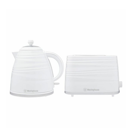 Westinghouse Kettle & Toaster Pack White