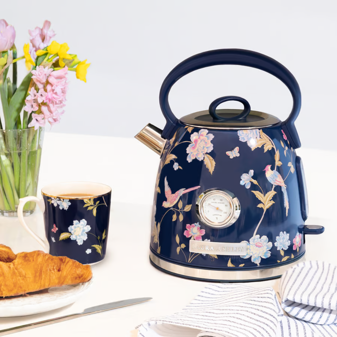 Laura Ashley Elvenden 1.7L Kettle - Navy