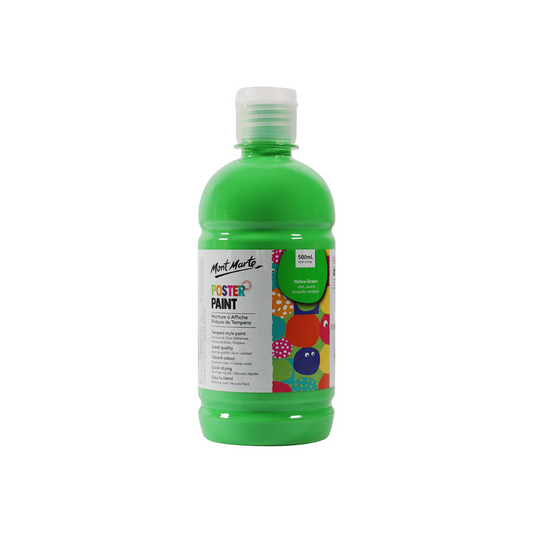 Mont Marte Kids - Poster Paint 500ml - Yellow Green