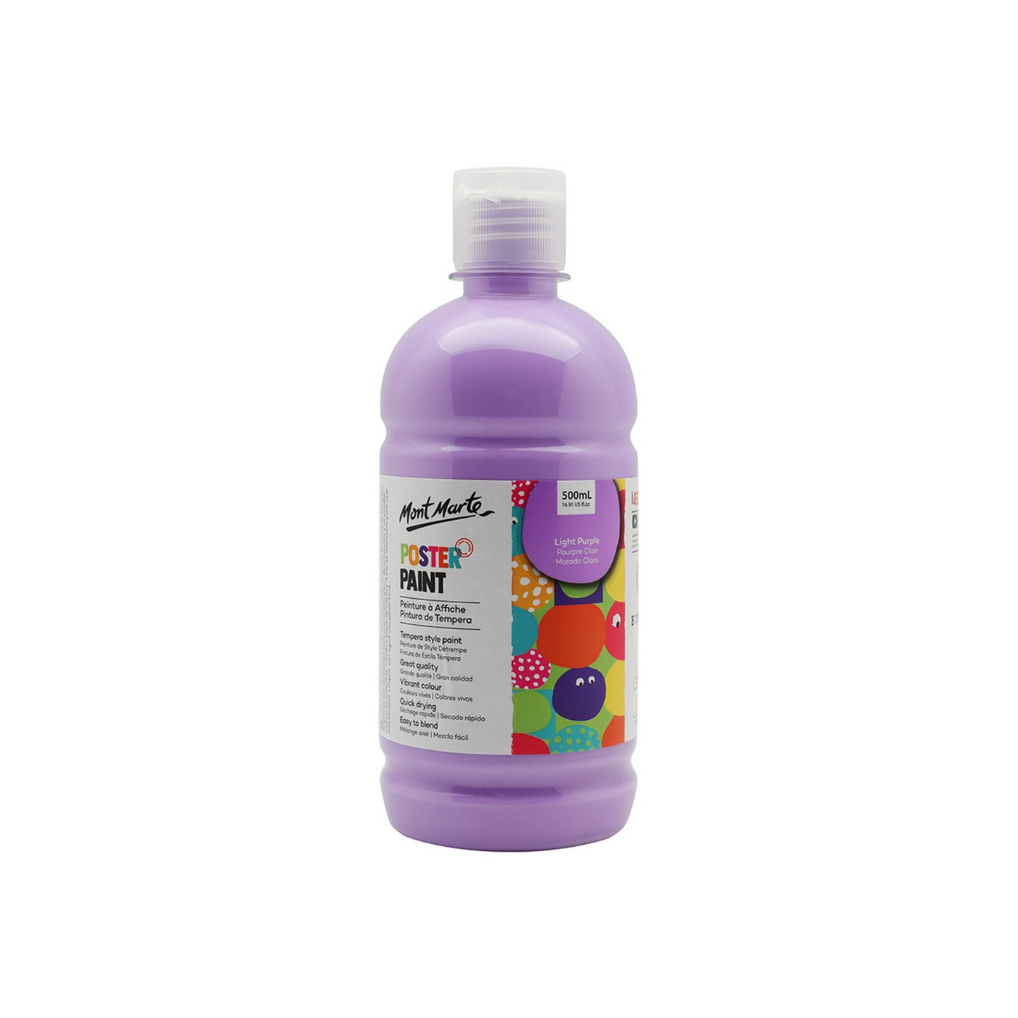 Mont Marte Kids - Poster Paint 500ml - Light Purple