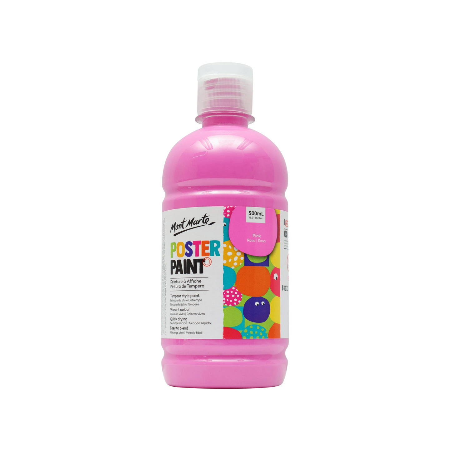 Mont Marte Kids - Poster Paint 500ml - Pink