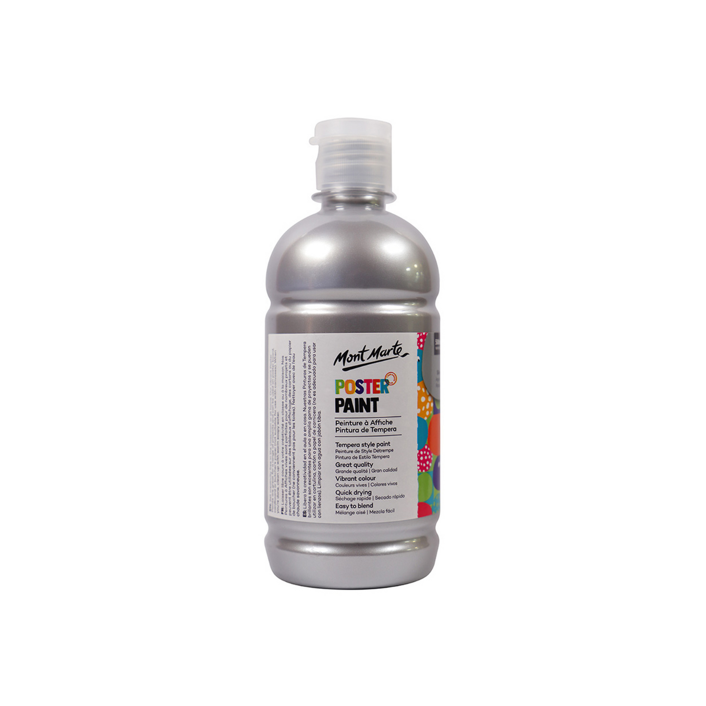 Mont Marte Kids - Poster Paint 500ml - Silver