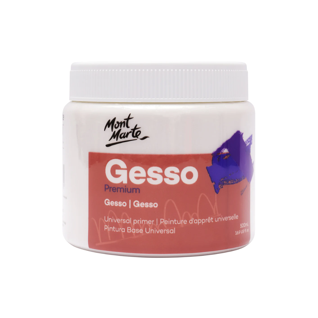 Mont Marte Gesso Primer - White 500ml