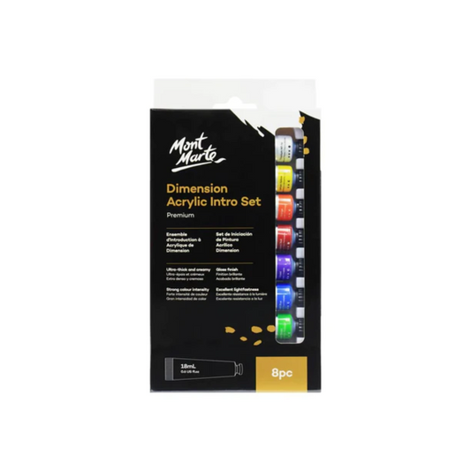 Mont Marte Dimension Acrylic Intro Set 18ml x 8pc