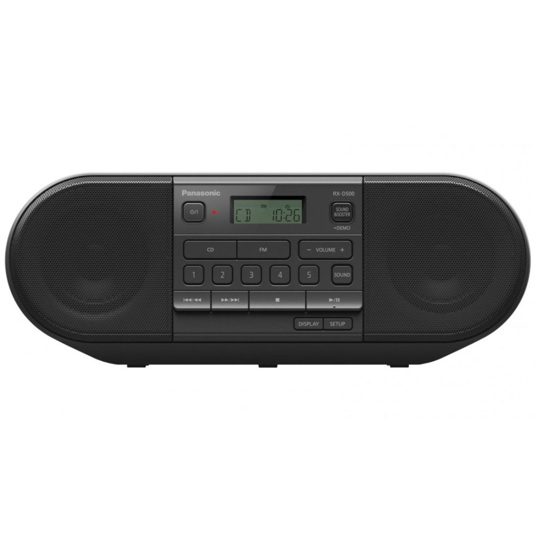 Panasonic Powerful Portable FM Radio & CD Player - Black