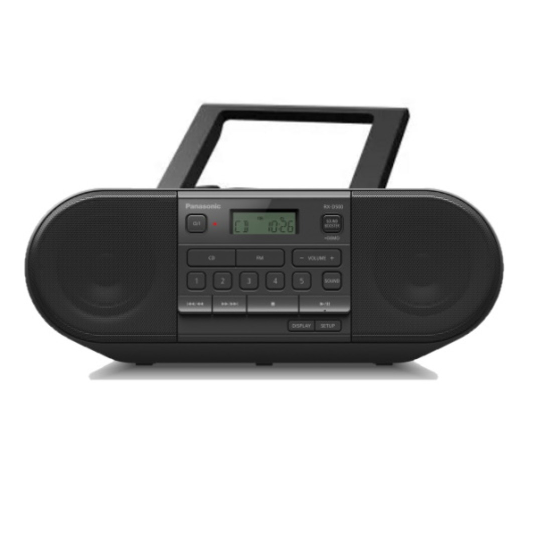 Panasonic Powerful Portable FM Radio & CD Player - Black