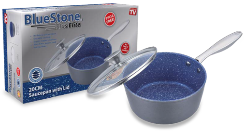 Bluestone Elite Aluminium Saucepan With Lid 20cm