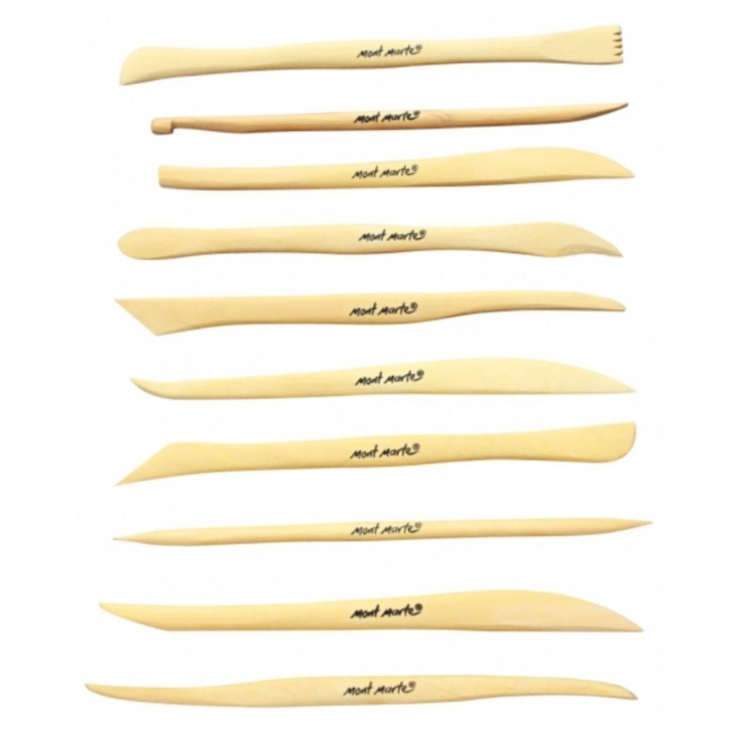 Mont Marte Sculpting - Mini Boxwood Modelling Tools 10pc