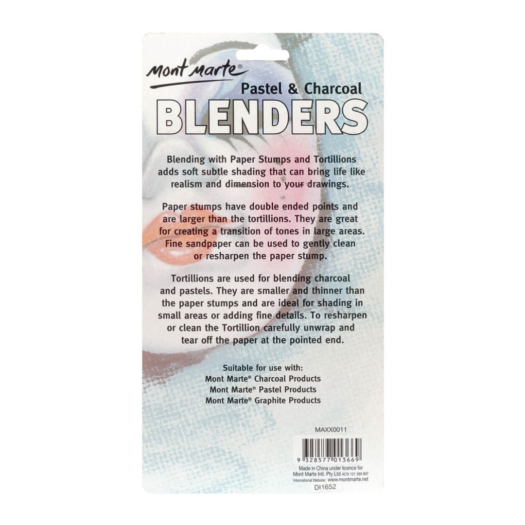 Mont Marte Pastel & Charcoal Blenders 7pc