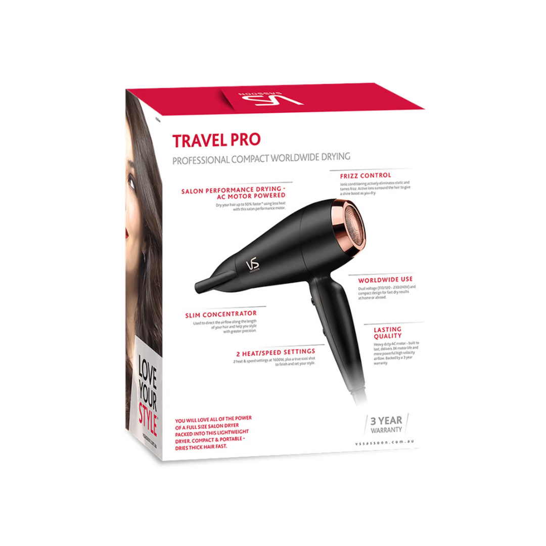 VS Sassoon The Travel Pro Hair Dryer