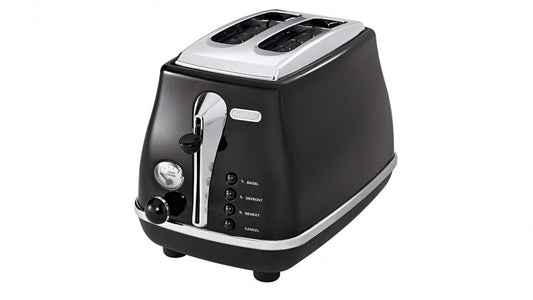 DeLonghi Icona 2 Slice Toaster - Black