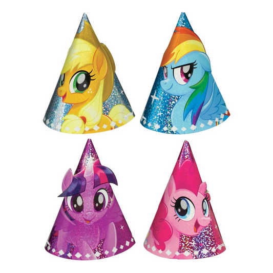 My Little Pony Friendship Adventures Mini Party Hats 8 Pack