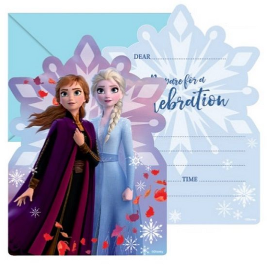 Disney Frozen 2 Invitations 8 Pack
