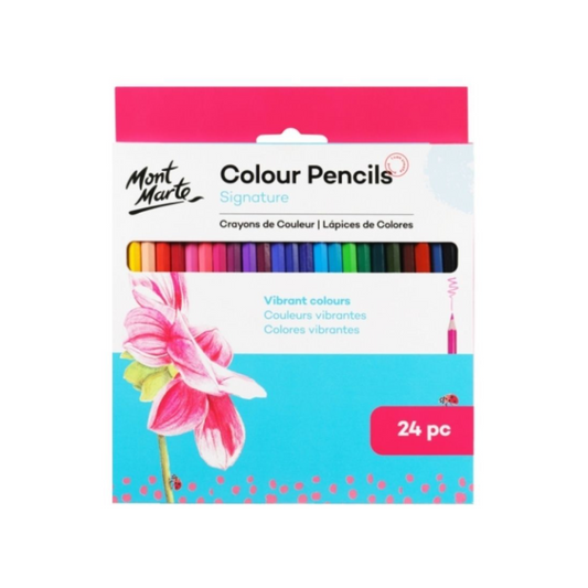 Mont Marte Signature Colour Pencils 24pc