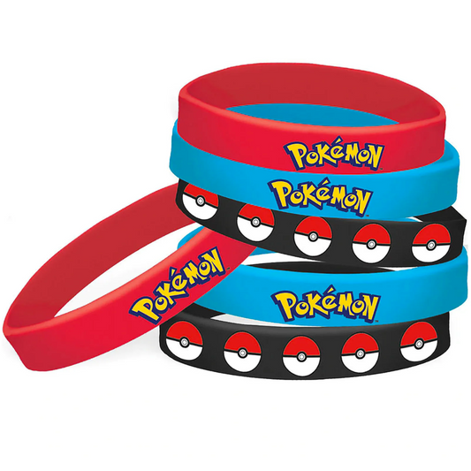 Pokemon Classic Wristband Pack of 6