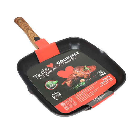 Gourmet 28CM Grill Pan by Taste The Difference