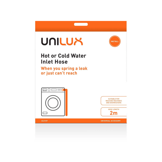 Unilux 2M Hot or Cold Water Inlet Hose