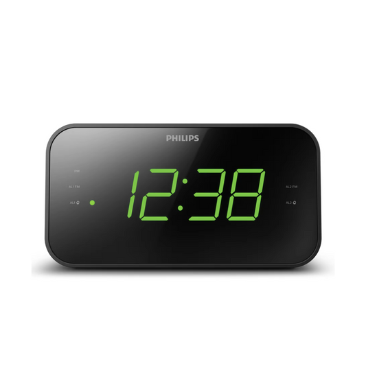Philips Alarm Clock Large Display Dual Alarm Radio