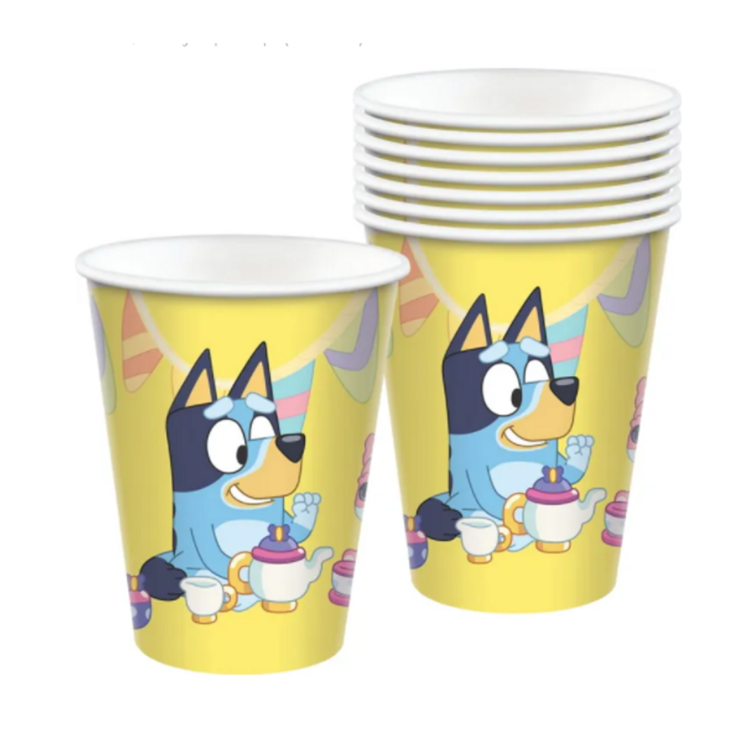 Bluey Party Supplies Paper Cups 8 Pack