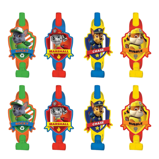 Paw Patrol Party Supplies Blowouts 8 Pack