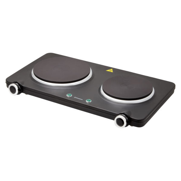 Westinghouse Electric Double Hotplate Black